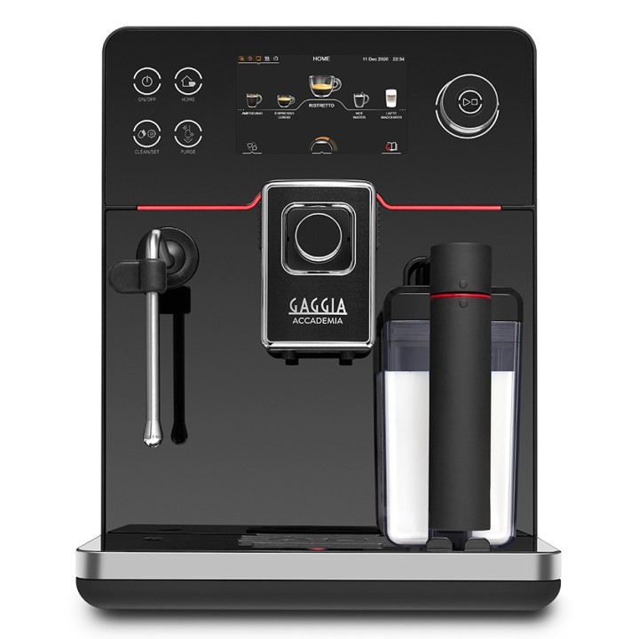 Gaggia Accademia Espressomaskine Inkl. Mælkekande 0,5L & 5x400g Rigtig Kaffe Organic Brun Serie