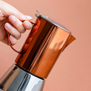 La Cafetière 4 Kop. Espressokande Kobber