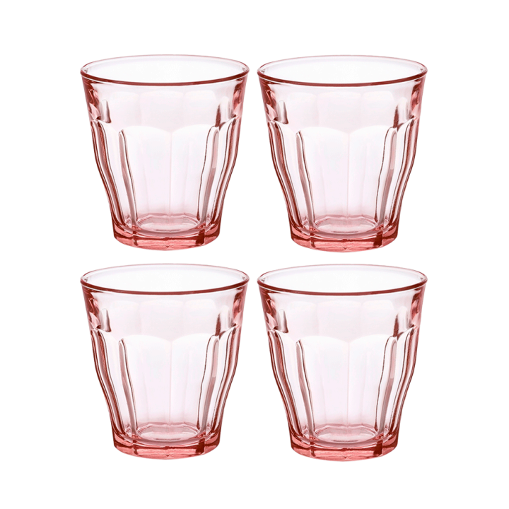 Duralex Picardie Caféglas 25 cl 4 Stk Rosa Duralex Picardie Caféglas 25 cl 4 Stk Rosa