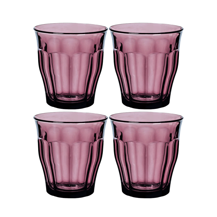 Duralex Picardie Caféglas 25 cl 4 Stk Lilla Duralex Picardie Caféglas 25 cl 4 Stk Lilla
