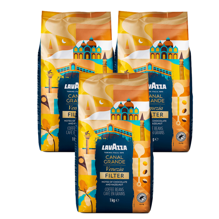 Lavazza Tales of Italy Canal Grande 3kg Hele kaffebønner Lavazza Tales of Italy Canal Grande 3kg Hele kaffebønner