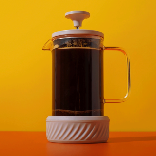 La Cafetière Zero 3 Kop. Stempelkande Latte