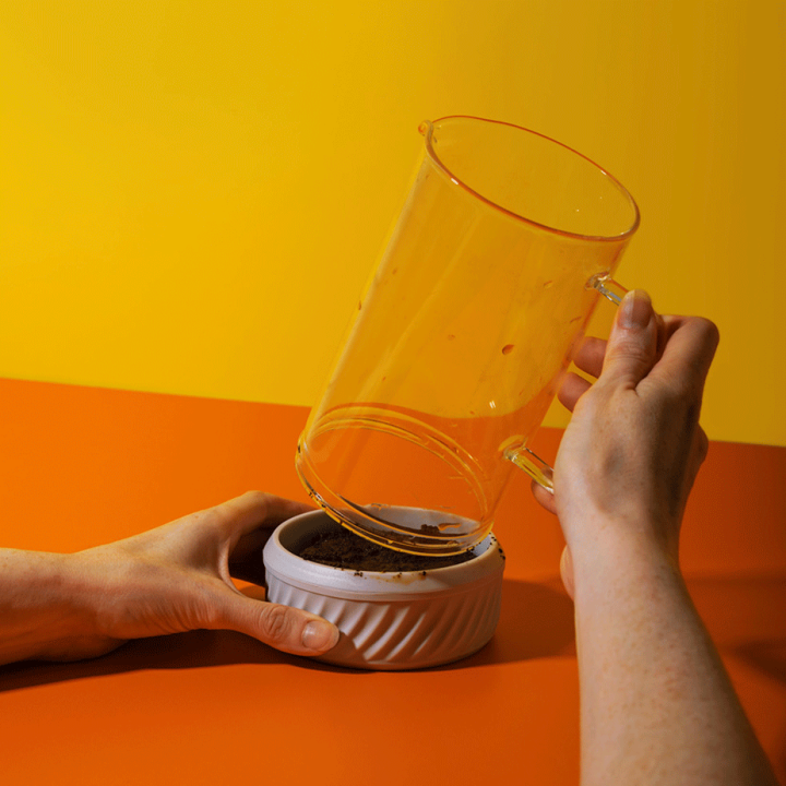 La Cafetière Zero 3 Kop. Stempelkande Latte La Cafetière Zero 3 Kop. Stempelkande Latte