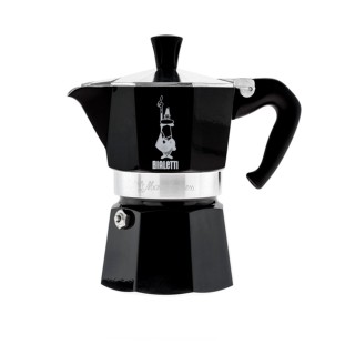 Bialetti Moka Express 3-Cup Espresso Pot Black