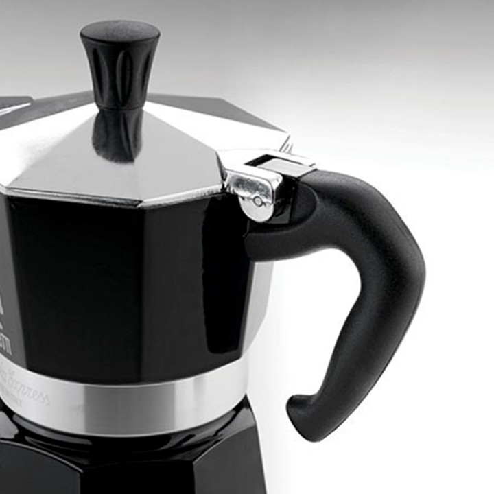 Bialetti Moka Express 3-Cup Espresso Pot Black