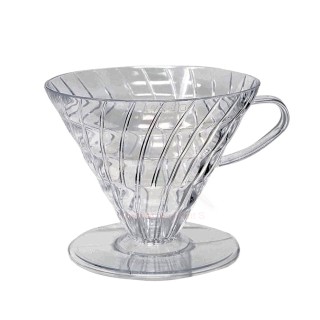 Hario Cup Dripper V60 Clear Plastic 1 Cup.