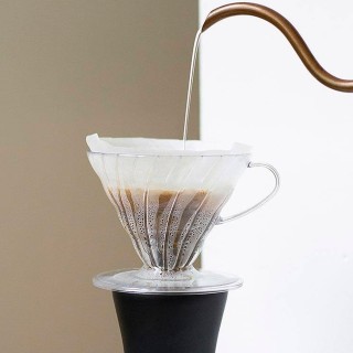 Hario Cup Dripper V60 Clear Plastic 1 Cup.