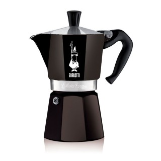 Bialetti Moka Express 6 Cup Espresso Pot Black