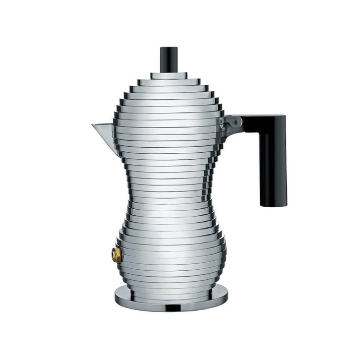 Alessi Pulcina 1-Cup Espresso Pot Black