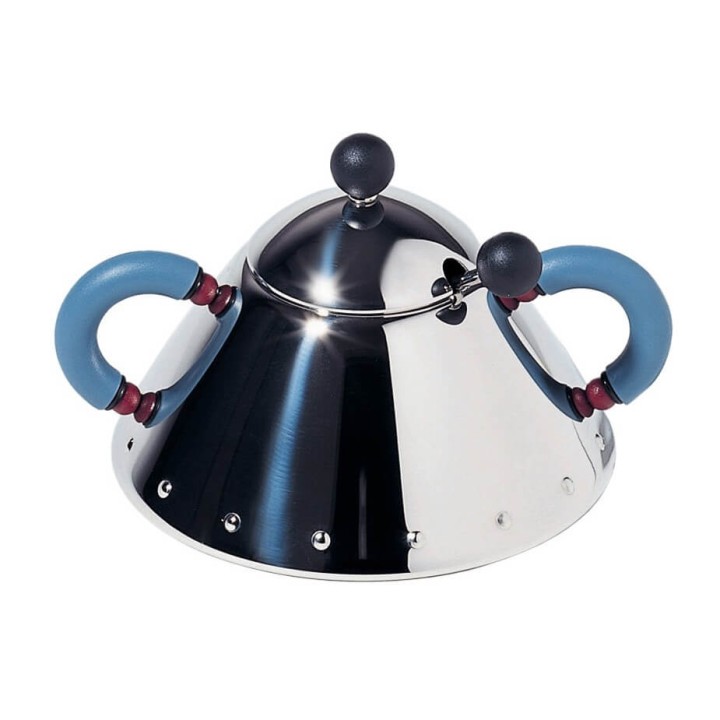 Alessi 9097 Sugar Bowl Blue