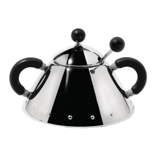 Alessi 9097 Sugar Bowl Black