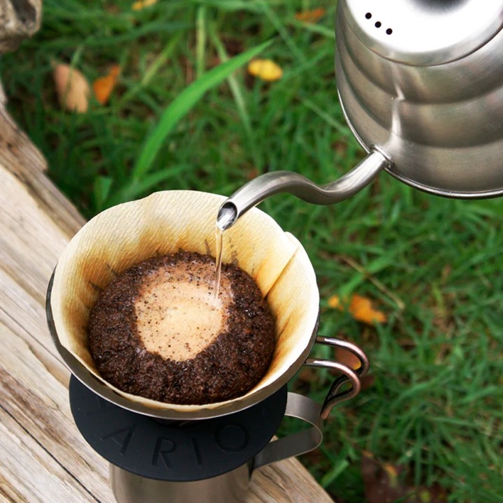 Hario V60 Metal Dripper Steel 2 Cup.