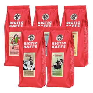 Rigtig Kaffe Mix pack 2.5 kg Whole coffee beans