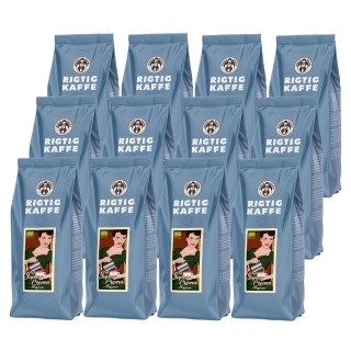 Rigtig Kaffe Super Crema Organic 6kg Whole coffee beans
