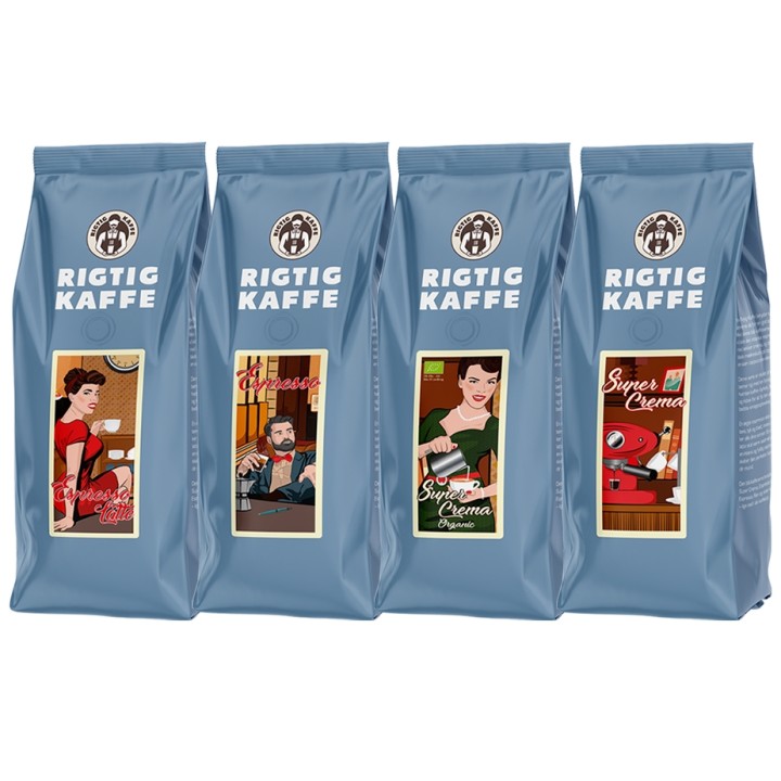 Rigtig Kaffe Blue Pack, 24 kg, Whole coffee beans