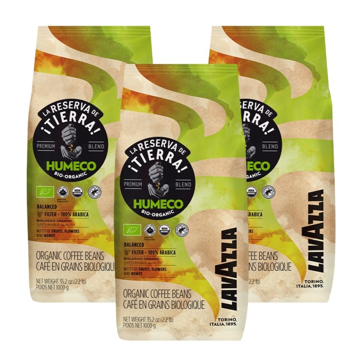 Lavazza La Reserva de Tierra Humeco Organic 3kg Whole coffee beans