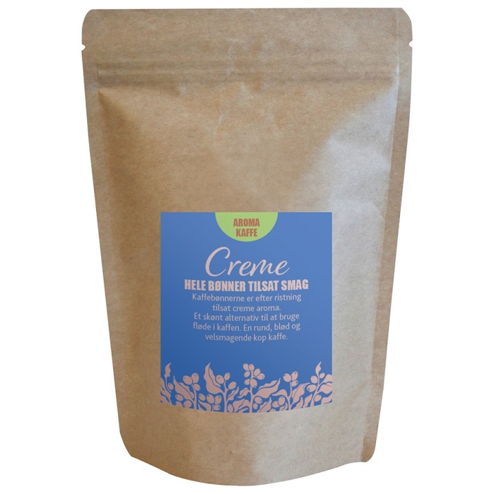 Creme-flavored coffee 225 g whole coffee beans
