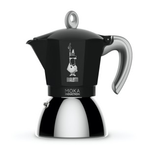 Bialetti Moka Induction 6 Cup. Espresso pot Black