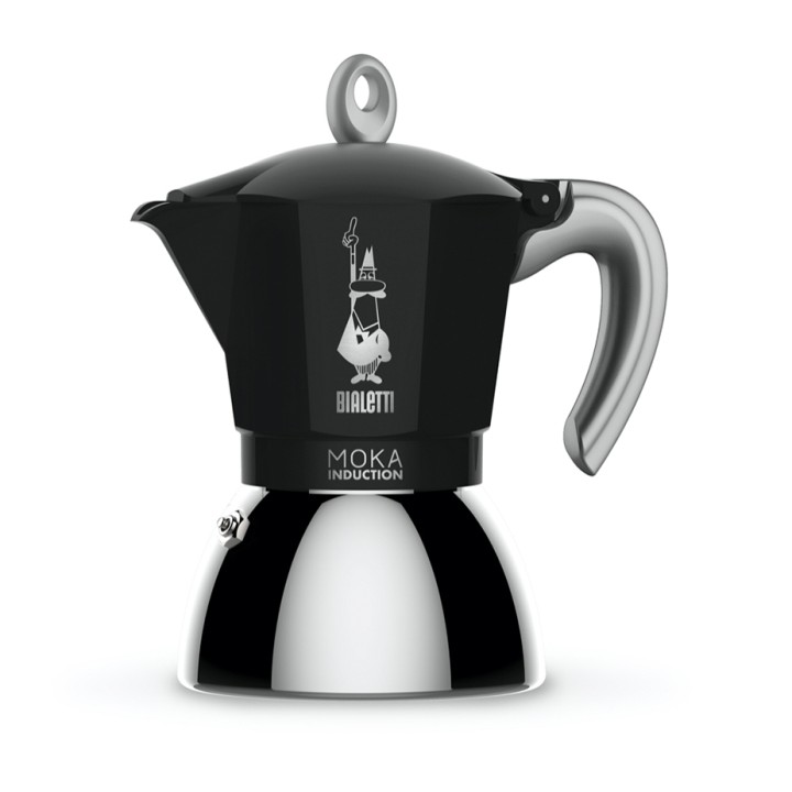 Bialetti Moka Induction 6 Cup. Espresso pot Black
