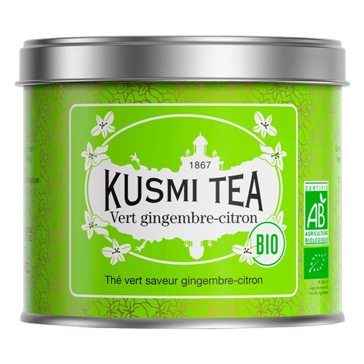 Kusmi Green Tea Lemon and Ginger Organic 100 g