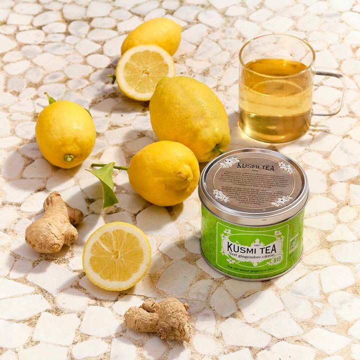 Kusmi Green Tea Lemon and Ginger Organic 100 g
