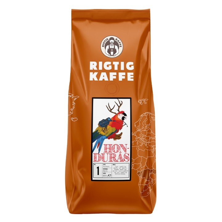 Rigtig Kaffe Honduras No. 1 - 400g Whole coffee beans