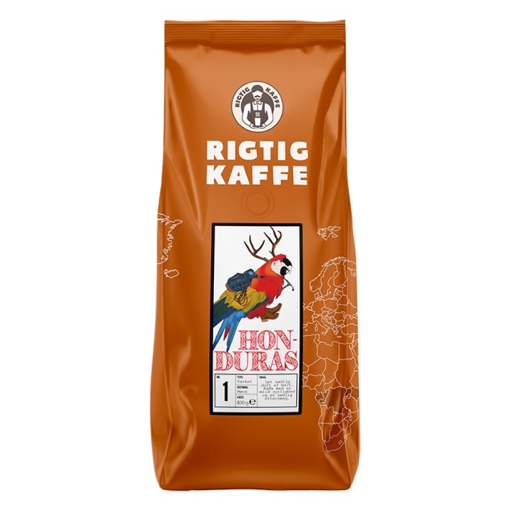 Rigtig Kaffe Honduras No. 1 - 7x400g Whole coffee beans