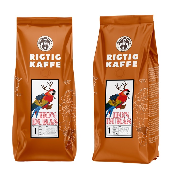 Rigtig Kaffe Honduras No. 1 - 7x400g Whole coffee beans