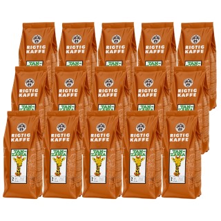 Rigtig Kaffe Tanzania No. 2 - 15x400g Whole coffee beans