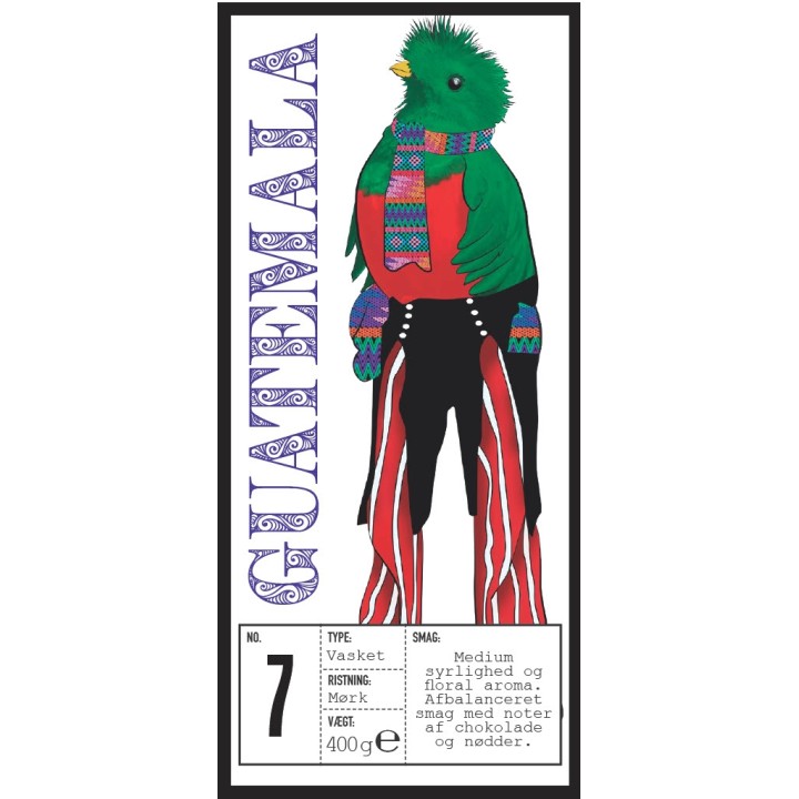 Rigtig Kaffe Guatemala No. 7 - 7x400g Whole coffee beans