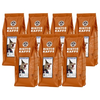 Rigtig Kaffe Indonesia No. 9 - 7x400g Whole coffee beans