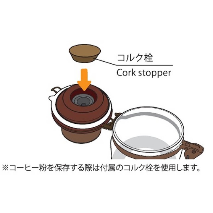 Hario Canister Manual Coffee Grinder CMHN-4