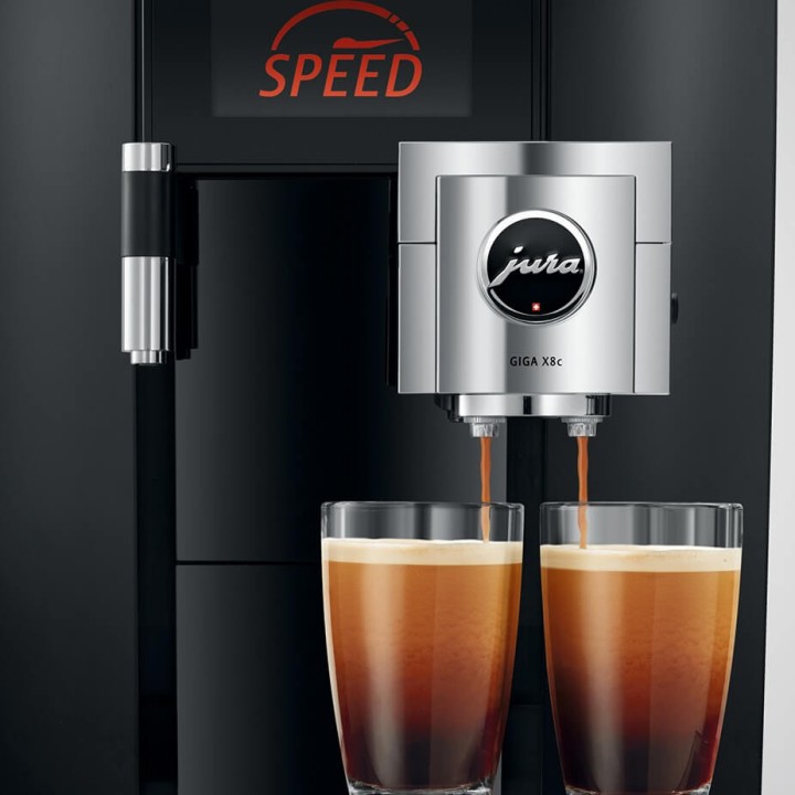 Jura Giga X8c (EB) Alu Black Espresso Machine Incl. Starter Pack