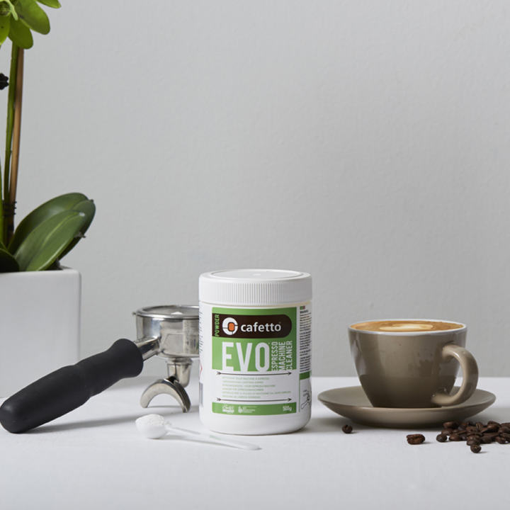 Cafetto Evo Espresso Clean Backflush powder Green Organic 500g