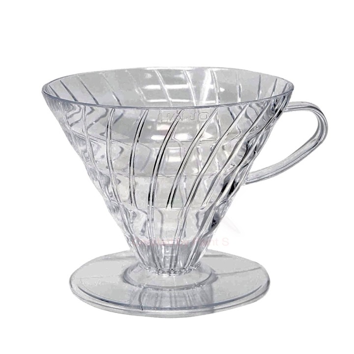 Hario Cup Dripper V60 Clear Plastic 2-Cup.