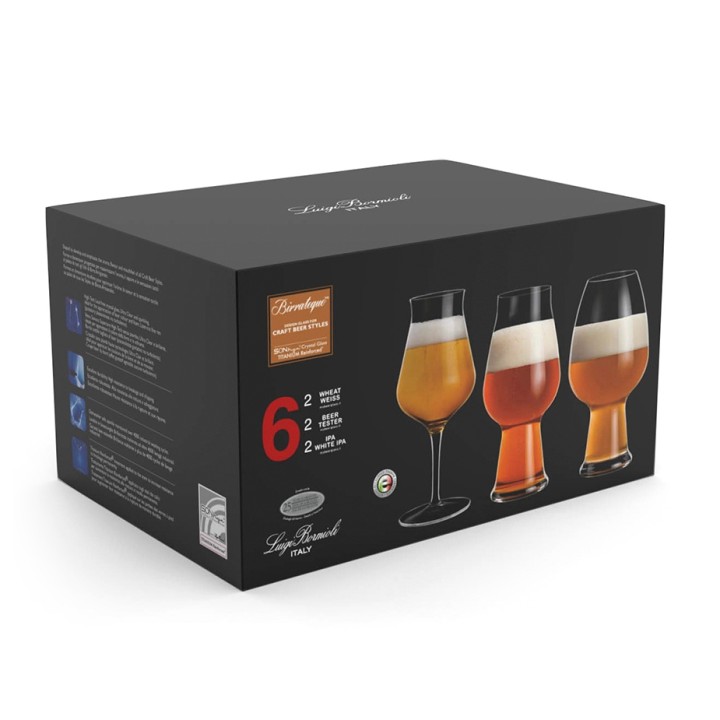 Luigi Bormioli Birrateque Beer Glass Set