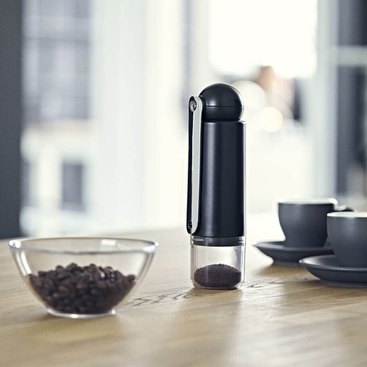 CrushGrind Colombia Travel Grinder Black/Steel