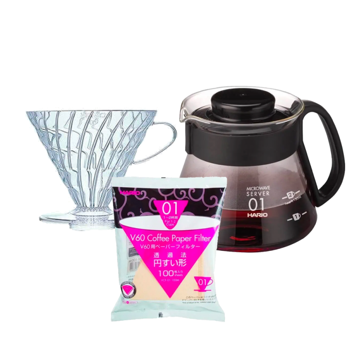 Hario V60 Starter Kit 1 Cup.