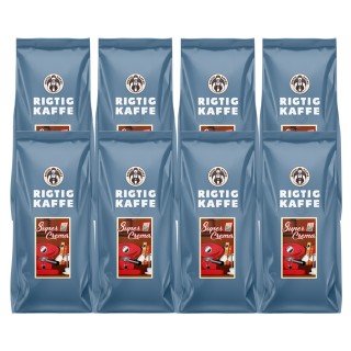 Rigtig Kaffe Super Crema 8kg Whole coffee beans