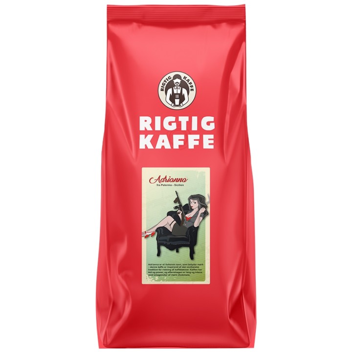 Rigtig Kaffe Adrianna v/24kg Whole coffee beans