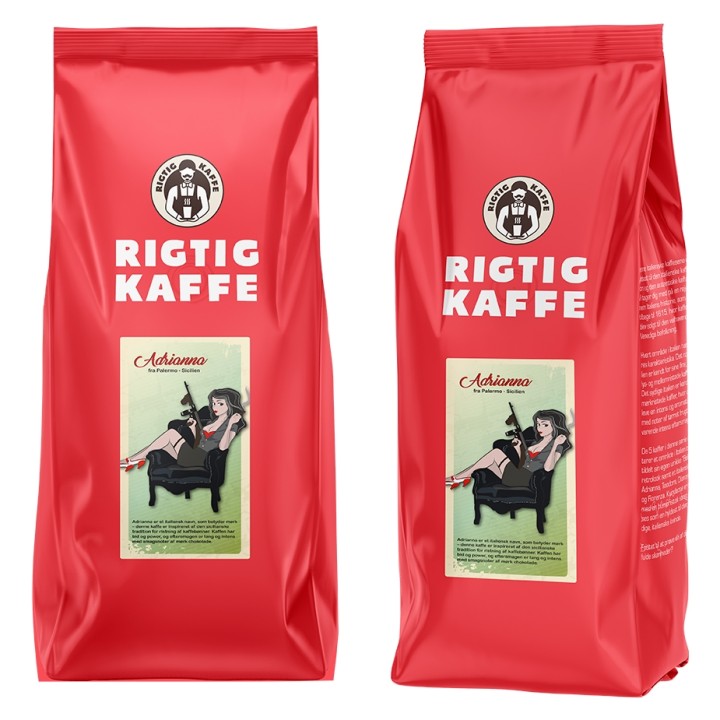 Rigtig Kaffe Adrianna v/24kg Whole coffee beans