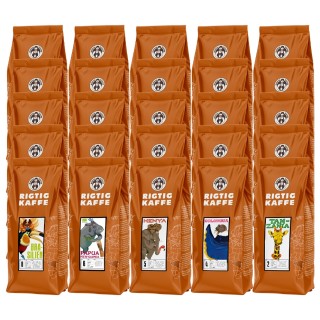 Rigtig Kaffe Variety pack 10 kg Whole coffee beans