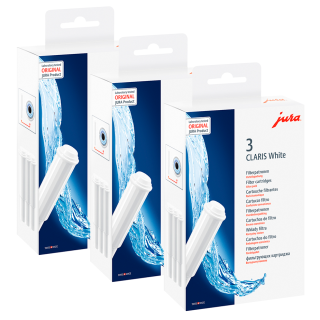 Jura Claris White limescale filter 3x3-pack
