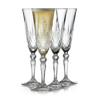 Lyngby Melodia Champagne Glasses, 4 pcs