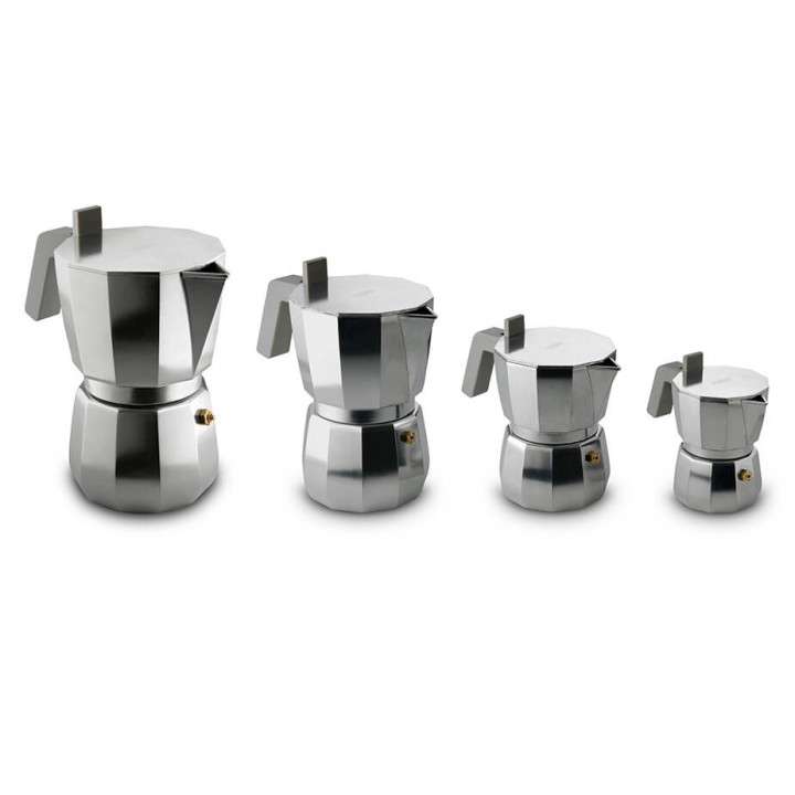 Alessi Moka Induction 9-Cup Espresso Pot Aluminum