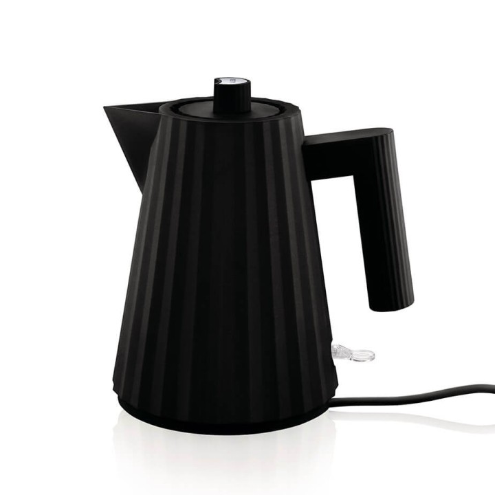 Alessi Plissé Electric Kettle 1 L Black