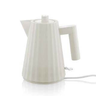 Alessi Plissé Electric Kettle 1 L White