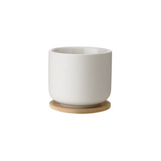 Stelton Theo Mug incl. coaster 1 pc Sand