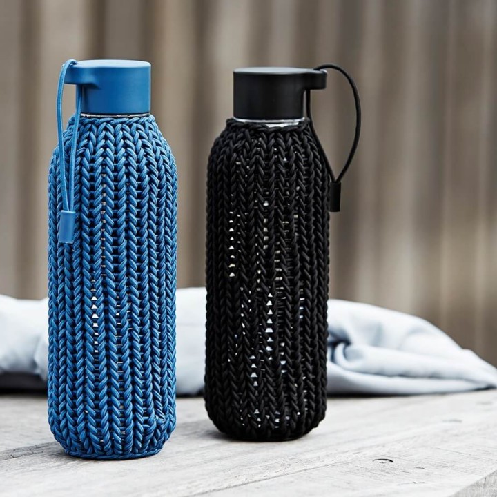 RIG-TIG Catch-It Drinking Bottle 0.6 L Blue