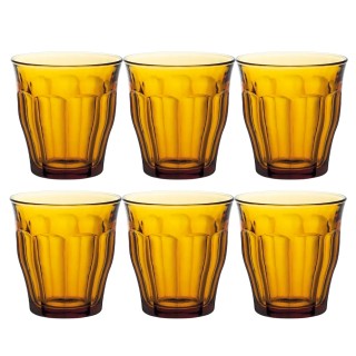 Duralex Picardie Café glass 25 cl Amber 6 pcs